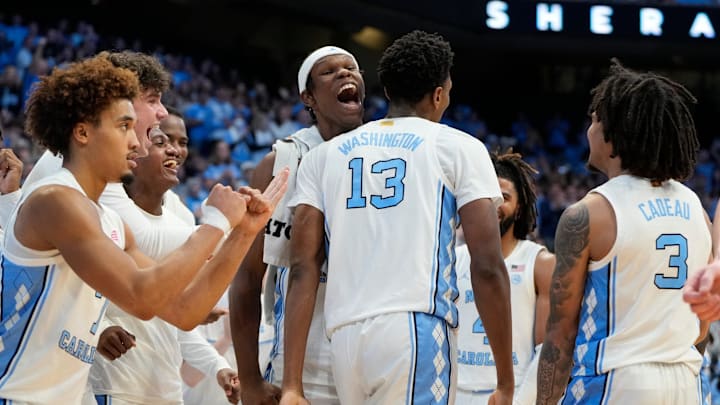 UNC basketball forward Jalen Washington UNC basketball forward Jalen Washington