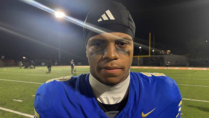Casey Barner following his season opener against Kell. Casey Barner following his season opener against Kell.