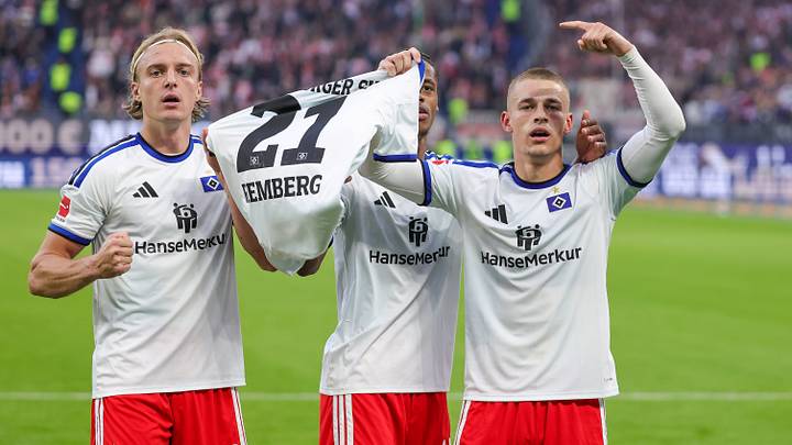 Jubeln die HSV-Profis auch im Pokal gegen Frankfurt?