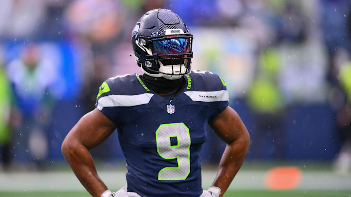 Seattle Seahawks running back Kenneth Walker III.