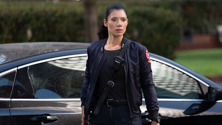 CHICAGO FIRE -- "Broken Things" Episode 1406 -- Pictured: Hanako Greensmith as Violet Mikami CHICAGO FIRE -- "Broken Things" Episode 1406 -- Pictured: Hanako Greensmith as Violet Mikami