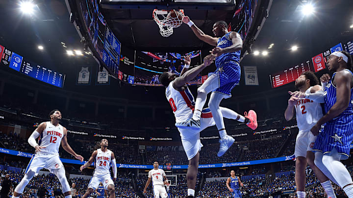 Jamal Cain threw down the dunk of the playoffs in the Magic's Game 4 win on Monday