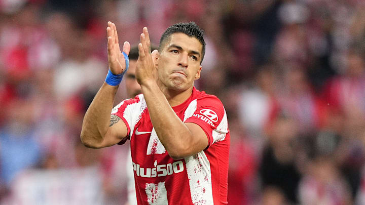 Luis Suarez se despide del Atlético de Madrid