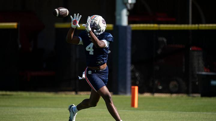 Auburn Tigers wide receiver Jeremiah Koger (4) had a strong freshman season at USF last year. Auburn Tigers wide receiver Jeremiah Koger (4) had a strong freshman season at USF last year.