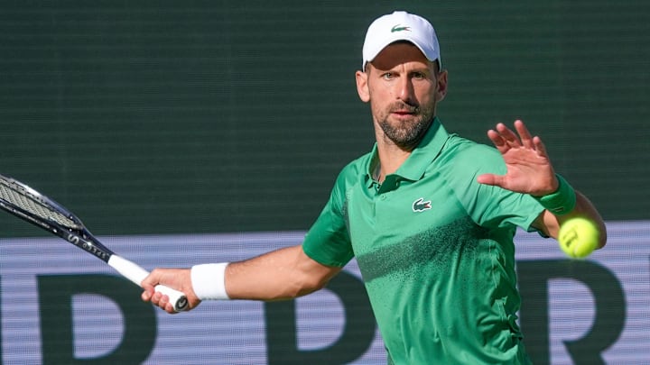 Djokovic fell in the second round of the BNP Paribas Open.