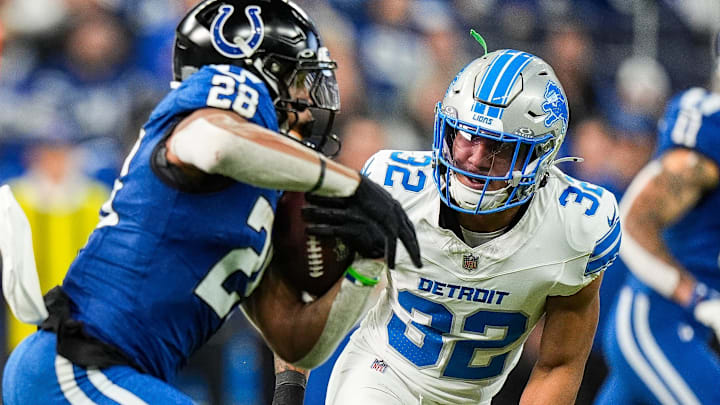 Detroit Lions safety Brian Branch (32).