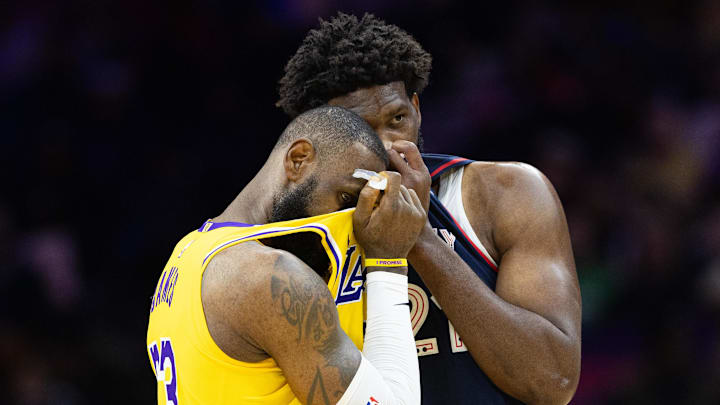 76ers, Joel Embiid, LeBron James