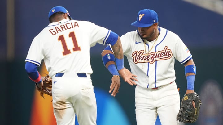 Luis Arráez conectó jonrón ante Israel 