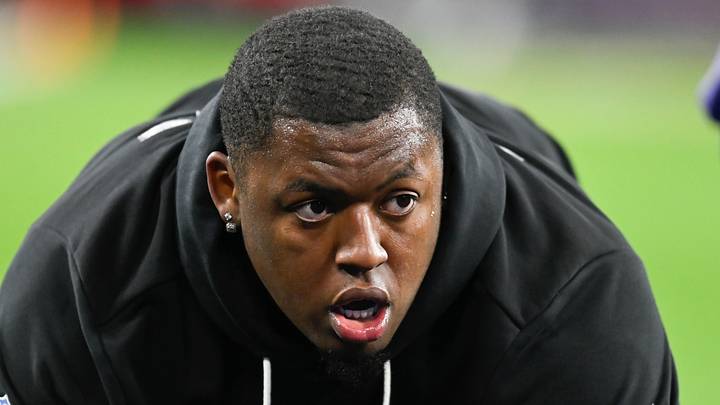 Baltimore Ravens defensive tackle Aeneas Peebles Baltimore Ravens defensive tackle Aeneas Peebles