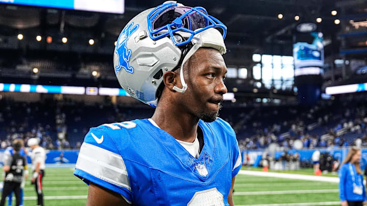 Detroit Lions quarterback Hendon Hooker (2) walks off the field after the 26-7 loss in the preseason game at Ford Field in Detroit on Saturday, August 23, 2025. Detroit Lions quarterback Hendon Hooker (2) walks off the field after the 26-7 loss in the preseason game at Ford Field in Detroit on Saturday, August 23, 2025.