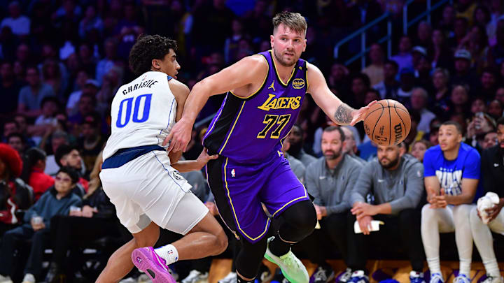 Luka Doncic had a triple-double in his first game vs. his former team. 