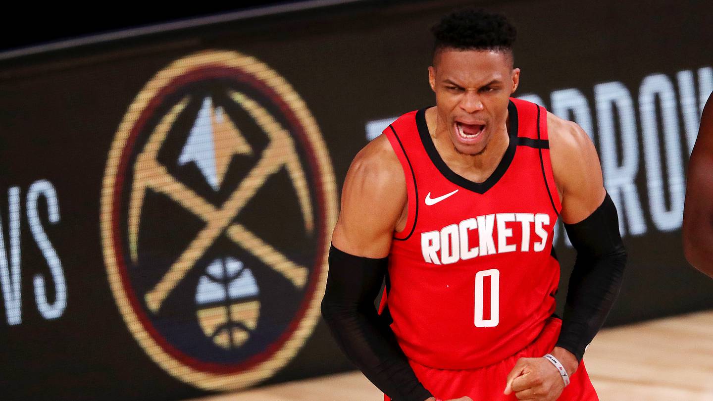Russell Westbrook Rockets Intro Rockets' Russell Westbrook reunion somehow keeps becoming more and more ...