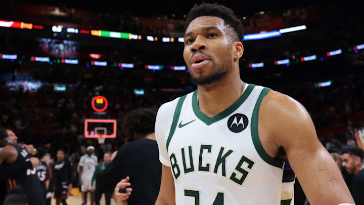 Milwaukee Bucks forward Giannis Antetokounmpo (34): Sam Navarro-Imagn Images Milwaukee Bucks forward Giannis Antetokounmpo (34): Sam Navarro-Imagn Images