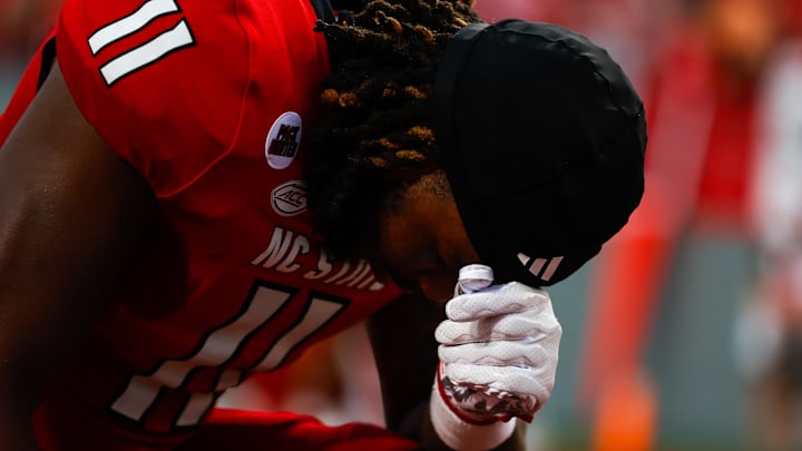 NC State football tight end Juice Vereen