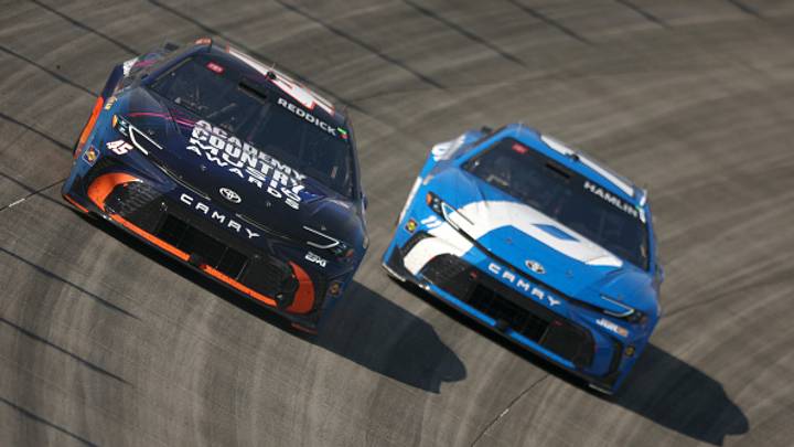 Tyler Reddick, 23XI Racing, Denny Hamlin, Joe Gibbs Racing, NASCAR