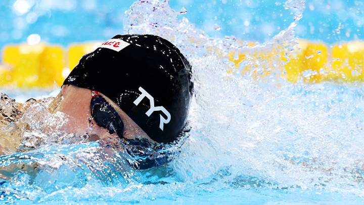 Katie Ledecky, leyenda de la natación estadounidense. 