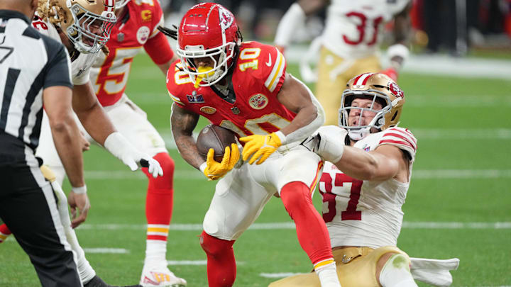 The Chiefs don't have an active backup for Isiah Pacheco and J.K. Dobbins could be the perfect fit