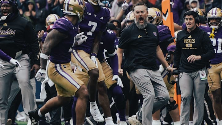 Brennan Carroll shows a little fire during the Apple Cup. Brennan Carroll shows a little fire during the Apple Cup.