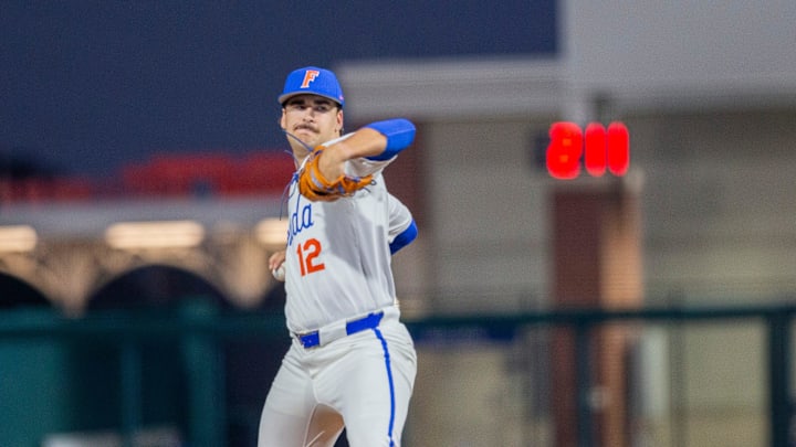 Florida's Liam Peterson (12 [Cyndi Chambers/ Gainesville Sun] 2026