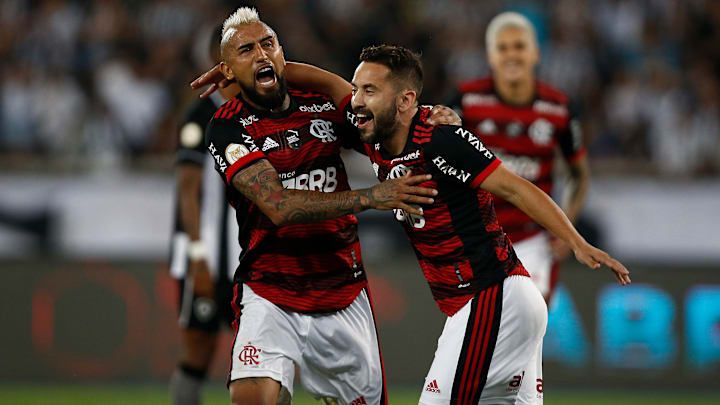 Vidal foi decisivo no clássico carioca da rodada do Brasileirão