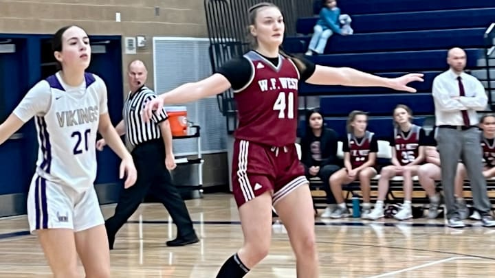 This winter, Julia Dalan became W.F. West's all-time leading scorer as a senior in 2024-25. This winter, Julia Dalan became W.F. West's all-time leading scorer as a senior in 2024-25.