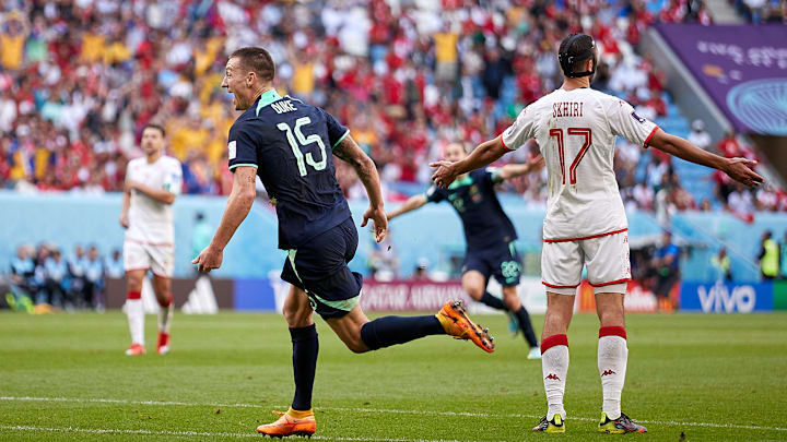 Austrália venceu a Tunísia com gol de Duke, no primeiro tempo