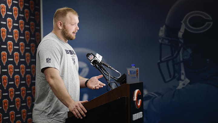 Rookies Logan Jones and Jaren Kump could threaten Garrett Bradbury's role on the Chicago Bears