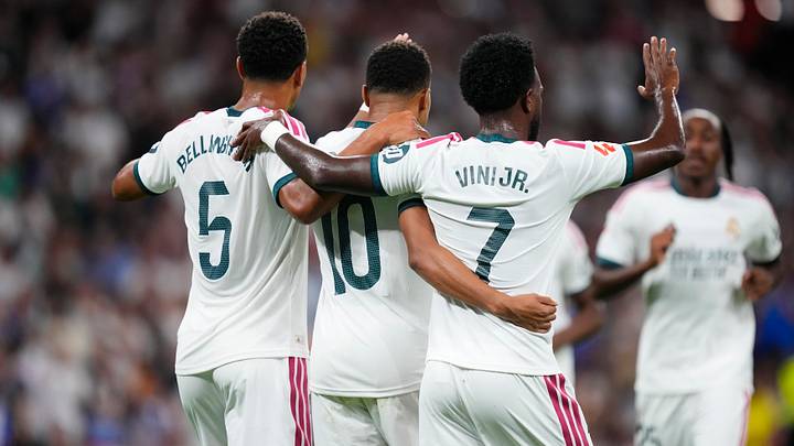 Kylian Mbappe, Vinicius Junior, Jude Bellingham, Real Madrid