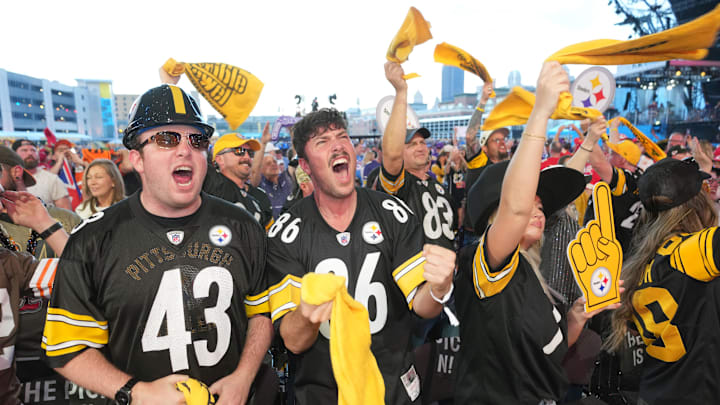 The Steelers’ Acrisure Stadium hosted a raucous draft experience for the ages. 