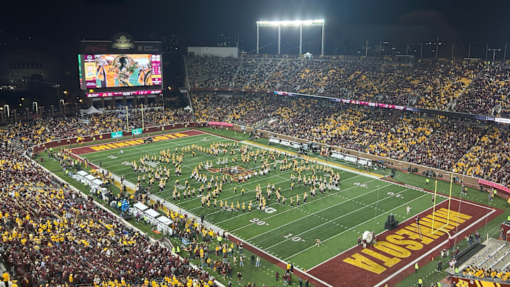 Halftime performance of Minnesota's 2025 Homecoming game against Purdue.