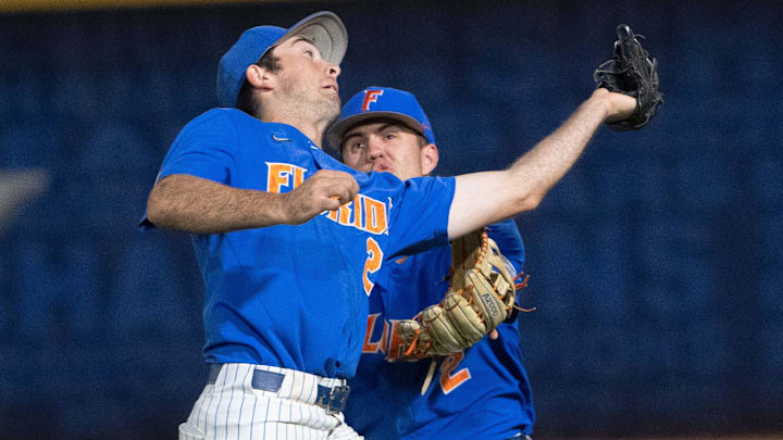 Florida second baseman Sterlin Thompson.
