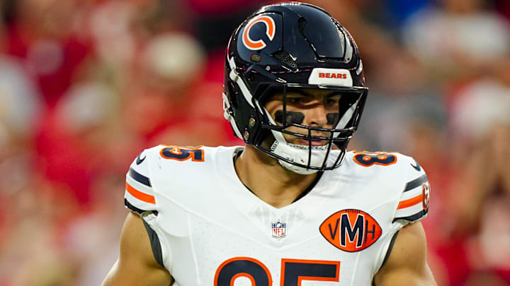 Chicago Bears tight end Cole Kmet may be becoming a complete player sooner than expected this season Chicago Bears tight end Cole Kmet may be becoming a complete player sooner than expected this season
