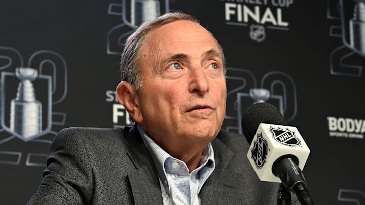 National Hockey League commissioner Gary Bettman
