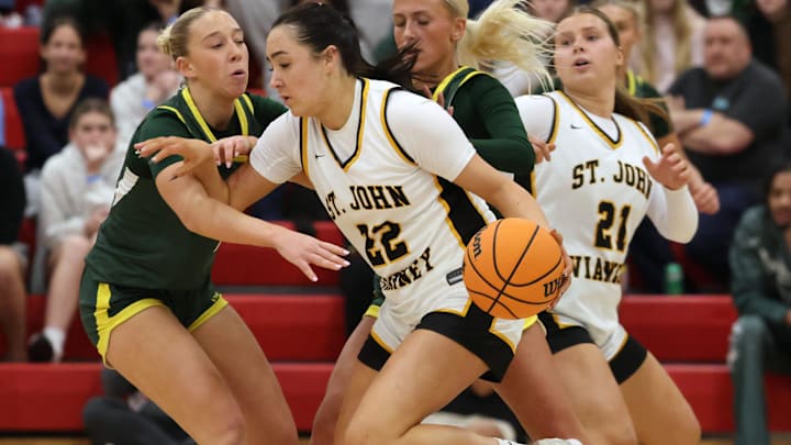 Madison Kocis and St. John Vianney won The Throne national tournament in double overtime against Long Island Lutheran. Madison Kocis and St. John Vianney won The Throne national tournament in double overtime against Long Island Lutheran.
