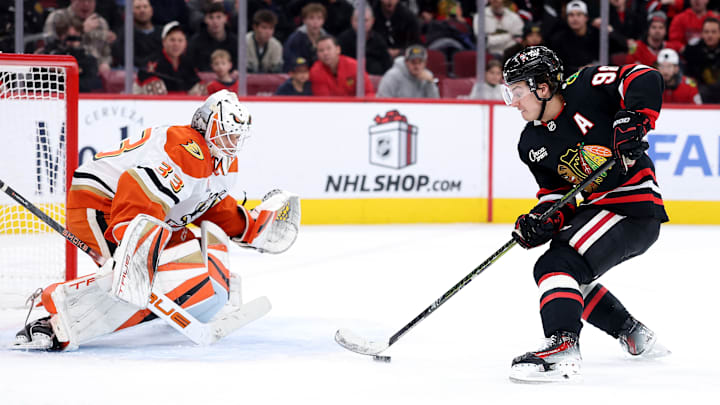 Anaheim Ducks v Chicago Blackhawks Anaheim Ducks v Chicago Blackhawks