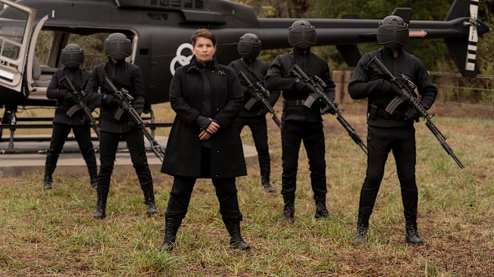Julia Ormond as Elizabeth - The Walking Dead: World Beyond _ Season 1, Episode 1 - Photo Credit: Zach Dilgard/AMC