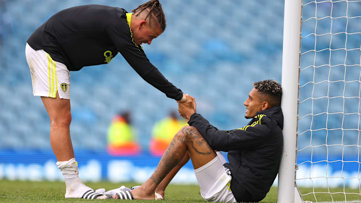 Raphinha y Kalvin Phillips