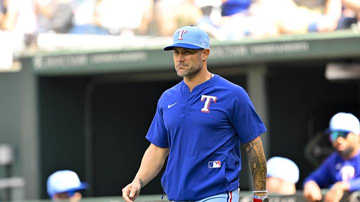 Texas Rangers manager Skip Schumaker.