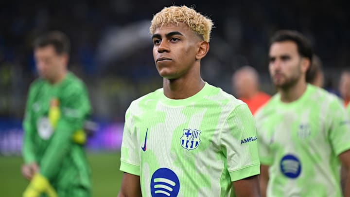 Lamine Yamal no pudo contener la tristeza tras la eliminación del FC Barcelona de la Champions League