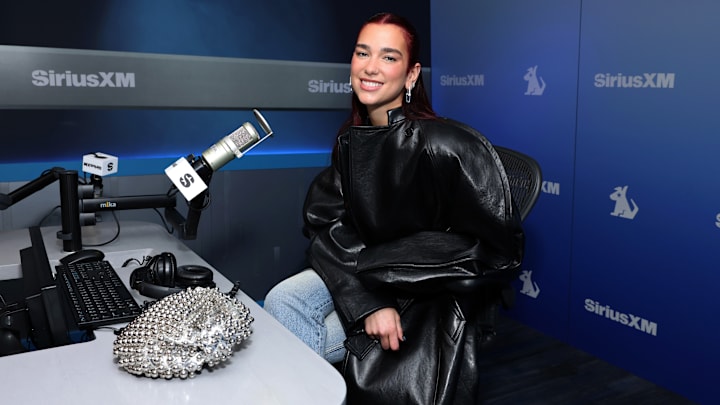 Dua Lipa Visits SiriusXM
