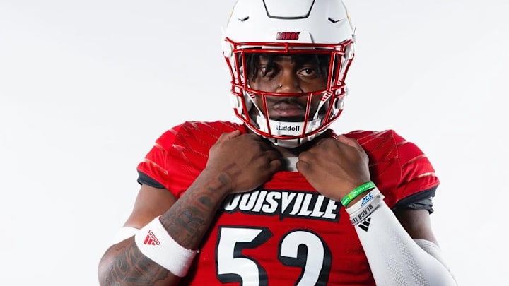 Louisville defensive lineman Saadiq Clements