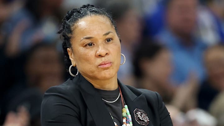 South Carolina head coach Dawn Staley South Carolina head coach Dawn Staley