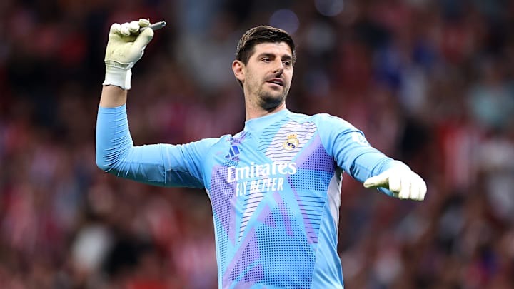 Thibaut Courtois a été visé par des projectiles.