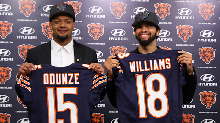Chicago Bears Introduce Quarterback Caleb Williams And Wide Receiver Rome Odunze