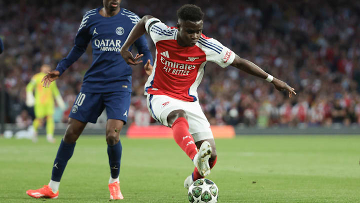 Arsenal FC v Paris Saint-Germain - UEFA Champions League 2024/25 Semi Final First Leg