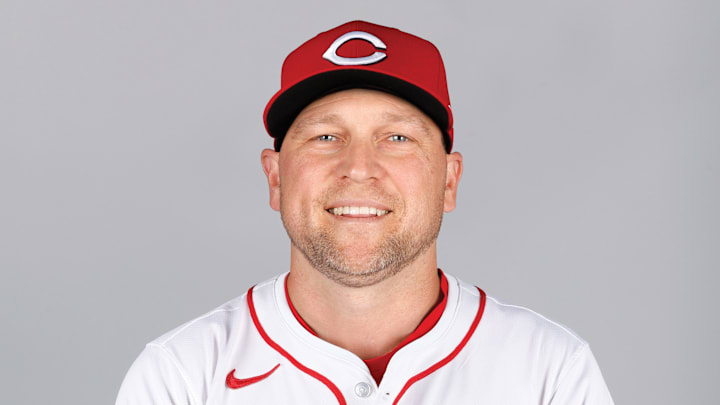 Cincinnati Reds Hitting Coach Chris Valaika Cincinnati Reds Hitting Coach Chris Valaika