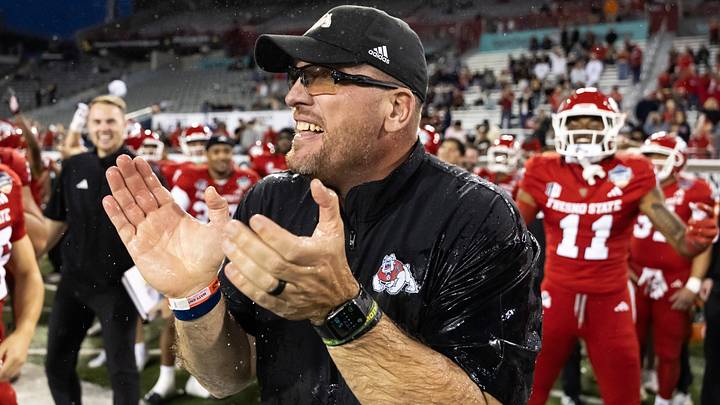 Fresno State Bulldogs head coach Matt Entz.