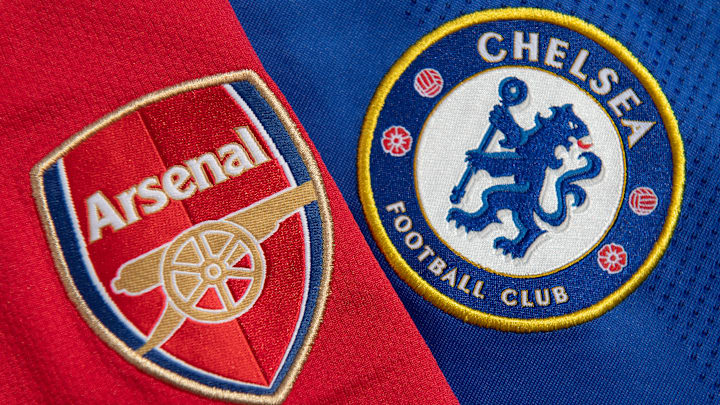 The Arsenal and Chelsea Club Badges