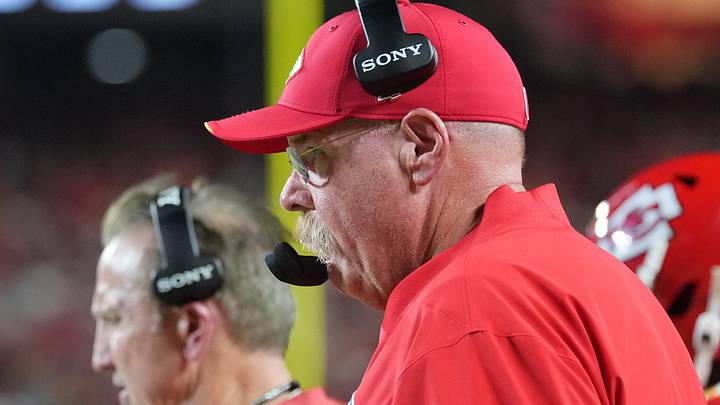 Sep 14, 2026; Kansas City, Missouri, USA; Kansas City Chiefs head coach Andy Reid at GEHA Field at Arrowhead Stadium. Mandatory Credit: Denny Medley-Imagn Images Sep 14, 2026; Kansas City, Missouri, USA; Kansas City Chiefs head coach Andy Reid at GEHA Field at Arrowhead Stadium. Mandatory Credit: Denny Medley-Imagn Images