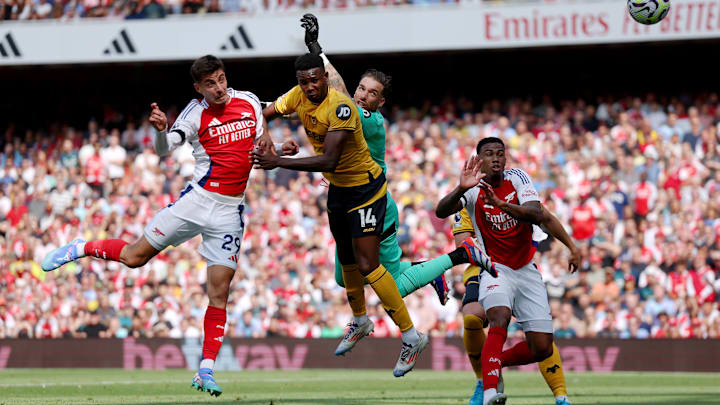 Arsenal beat Wolves 2-0 on Matchday 1 of the 2024/25 Premier League season